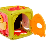 Развивающая игрушка &laquo;Умный кубик&raquo;, 3 в 1: ионика, сортер, бизикуб, звук