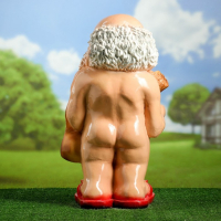 Садовая фигура "Банщик Иди в баню" 32х35х60см Садовая фигура "Банщик Иди в баню" 32х35х60см