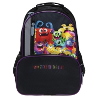 Рюкзак школьный, 37 х 26 х 13 см, эргономичная спинка, Calligrata ОРТ "Монстрики" Рюкзак школьный, 37 х 26 х 13 см, эргономичная спинка, Calligrata ОРТ "Монстрики"