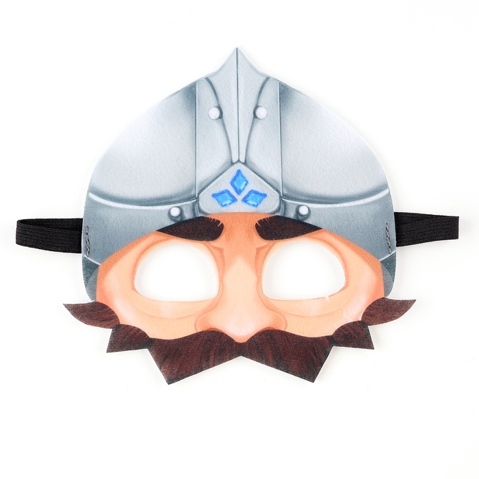 Карнавальная маска &laquo;Герои сказок. Сильный богатырь&raquo;, фетр