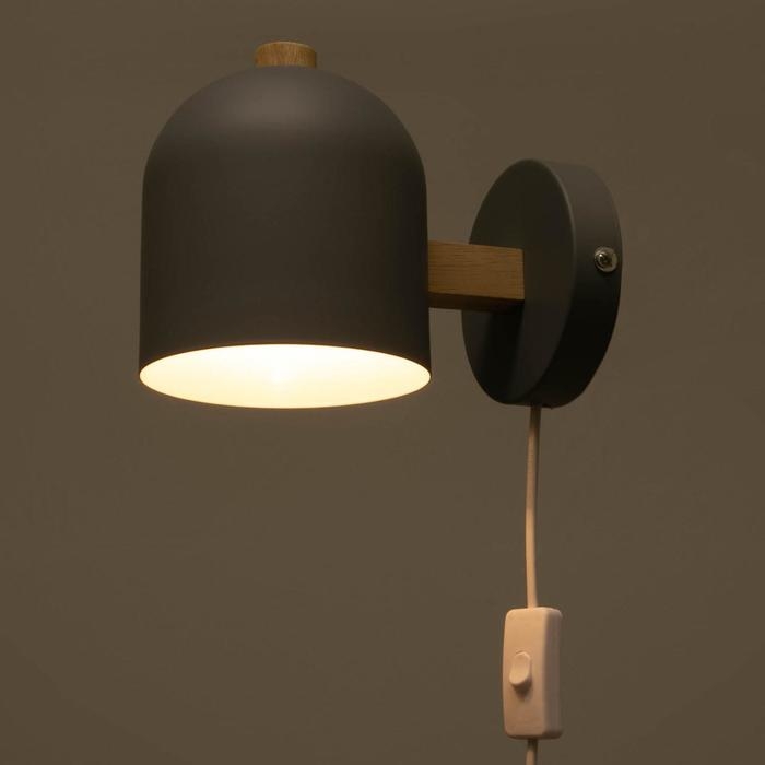 Бра 1668/1GY E27 40Вт серый 18х13х16 см Бра 1668/1GY E27 40Вт серый 18х13х16 см