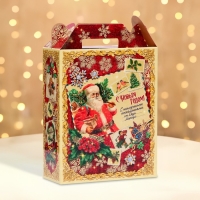 Новый год. Подарочная коробка новогодняя Столичный 17 х 7 х 25,5 см. Новый год. Подарочная коробка новогодняя Столичный 17 х 7 х 25,5 см.