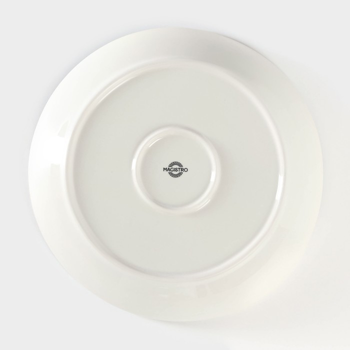 Салатник фарфоровый Magistro Ocean, 900 мл, цвет голубой Салатник фарфоровый Magistro Ocean, 900 мл, цвет голубой