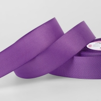 Лента репсовая, 25 мм, 23 &plusmn; 1 м, цвет баклажановый №123