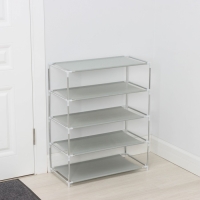 Полка для обуви LaDо́m, 5 ярусов, 60×30×72 см, цвет серый Полка для обуви LaDо́m, 5 ярусов, 60×30×72 см, цвет серый