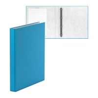 Папка на 4 кольцах А4, ErichKrause Neon, 35 мм, 1750 мкм, ламинированная, твердая обложка, голубая Папка на 4 кольцах А4, ErichKrause Neon, 35 мм, 1750 мкм, ламинированная, твердая обложка, голубая