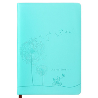 Ежедневник недатированный А5, 148 листов в линейку, обложка пвх, МИКС