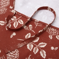 Фартук Этель "New Year's plants" 60х70 см, 100% хл, рогожка 186 г/м2 Фартук Этель "New Year's plants" 60х70 см, 100% хл, рогожка 186 г/м2