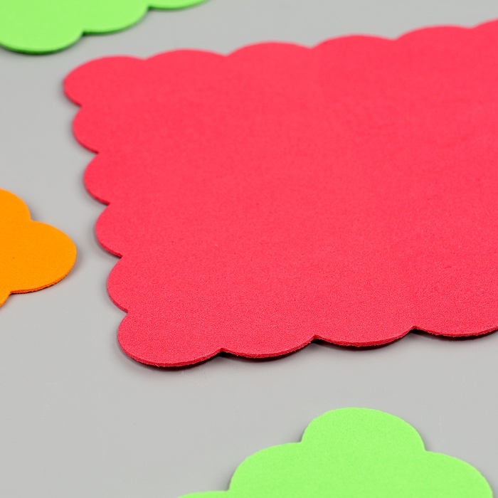 Набор фигурок из EVA Набор фигурок из EVA "Квадрат", 12 шт, цвет МИКС