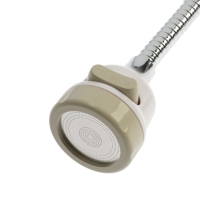 Аэратор ZEIN, регулировка потока, на гибком шланге, 170 мм, 3 режима, пластик, белый Аэратор ZEIN, регулировка потока, на гибком шланге, 170 мм, 3 режима, пластик, белый