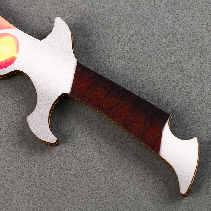 Деревянное оружие детское сувенирное &laquo;Меч&raquo;, огненный