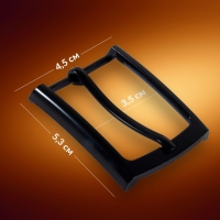 Пряжка для ремня, 5,3 × 4,5 см, 35 мм, цвет чёрный Пряжка для ремня, 5,3 × 4,5 см, 35 мм, цвет чёрный