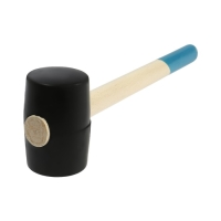 Киянка ТУНДРА, деревянная рукоятка, черная резина, 450 г Киянка ТУНДРА, деревянная рукоятка, черная резина, 450 г