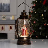 Фигура светодиодная &laquo;Дед Мороз&raquo; 26 х14 х 12 см, от бат. батарейки ААx3 (не в комплекте), USB, свечение тёплое белое