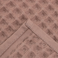 Полотенце вафельное банное Этель "Boho" 67х140 см, цвет мокко, 100% хлопок, 290 гр/м2