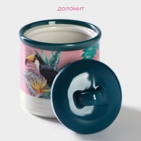 Сахарница Доляна &laquo;Тропики&raquo;, 150 мл, d=7 см