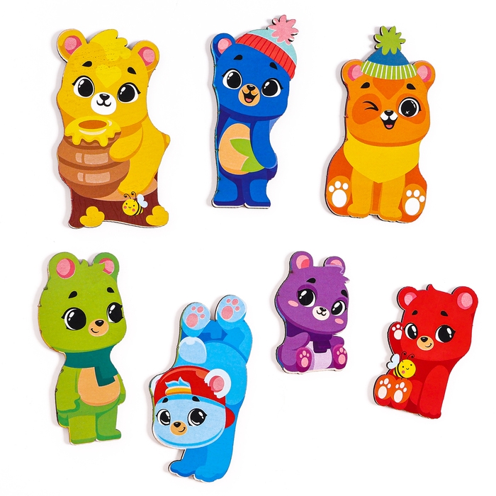 Головоломка деревянная для детей «Мишки» Головоломка деревянная для детей «Мишки»