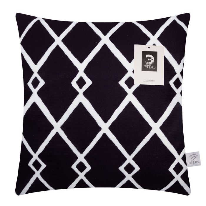 Наволочка декоративная Этель Геометрия «Орнамент» 40х40 см, велюр Наволочка декоративная Этель Геометрия «Орнамент» 40х40 см, велюр