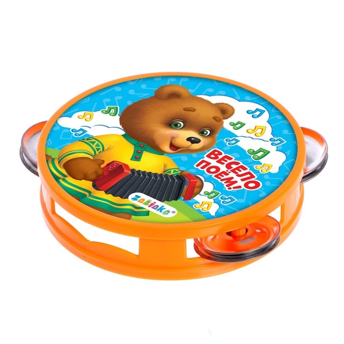 Музыкальная игрушка бубен «Весело поём!» Музыкальная игрушка бубен «Весело поём!»