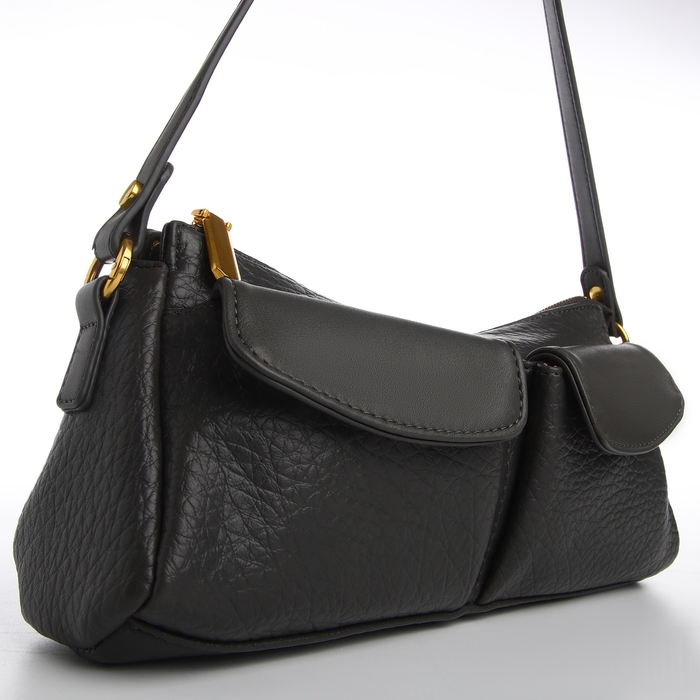 Сумка женская TEXTURA, средний размер, цвет тёмно-серый Сумка женская TEXTURA, средний размер, цвет тёмно-серый