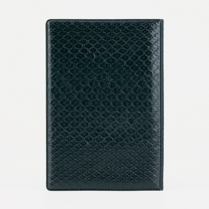 Обложка для паспорта, цвет зелёный
