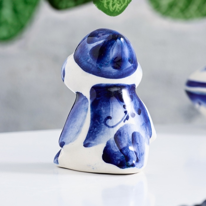 Сувенир &laquo;Пингвин&raquo;, 8 см, гжель