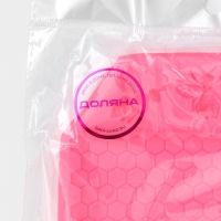 Молд Доляна «Пчелиные соты», силикон, 17×12,5×0,5 см, цвет МИКС Молд Доляна «Пчелиные соты», силикон, 17×12,5×0,5 см, цвет МИКС