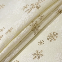 Новый год! Лоскут &laquo;Снежинки с блёстками&raquo;, 48 &times; 48 см