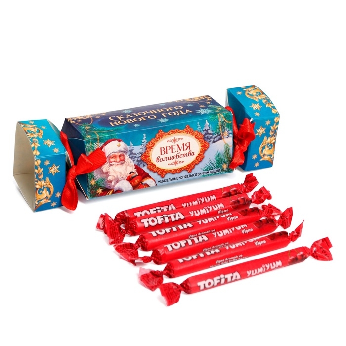 Жевательные конфеты &laquo;Время волшебства&raquo;, вкус: вишня, 67 г ( 10 шт. х 6, 7 г).