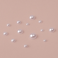Стразы для ногтей, жемчужные, объёмные, 12 ячеек, перламутровые Стразы для ногтей, жемчужные, объёмные, 12 ячеек, перламутровые