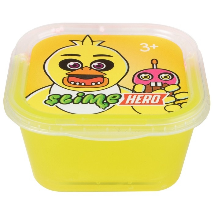 Слайм «Slime HERO. Роботы. Цыпленок», жёлтый, 60 г Слайм «Slime HERO. Роботы. Цыпленок», жёлтый, 60 г