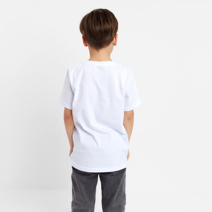 Футболка для мальчика KAFTAN Футболка для мальчика KAFTAN "Hype", рост 146-152, цвет белый