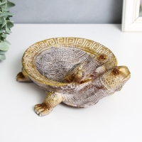 Сувенир полистоун подставка "Черепаха сухопутная"узоры на цветном панцире 22х25,5х9 см Сувенир полистоун подставка "Черепаха сухопутная"узоры на цветном панцире 22х25,5х9 см