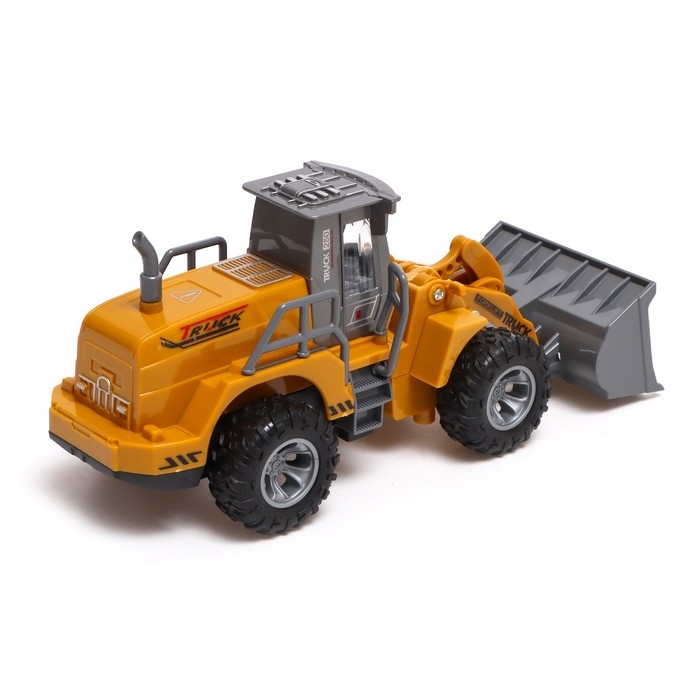 Трактор инерционный «Погрузчик», световые эффекты, подвижные детали, цвет жёлтый Трактор инерционный «Погрузчик», световые эффекты, подвижные детали, цвет жёлтый