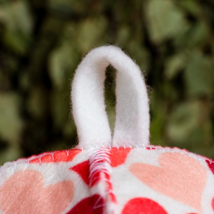 Шапка для бани Шапка для бани "Сердечки"