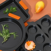 Противень для выпечки Magistro French Bakery, 27×22,5×4 см, антипригарное покрытие Противень для выпечки Magistro French Bakery, 27×22,5×4 см, антипригарное покрытие