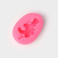 Молд &laquo;Малыш&raquo;, силикон, 7&times;5&times;2,7 см, цвет розовый