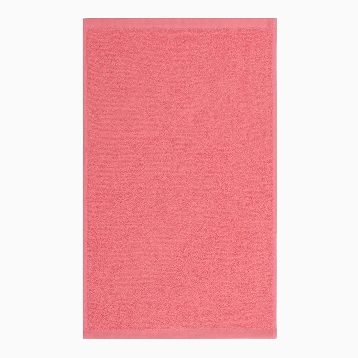 Салфетка махровая 30х50см, коралл, 360г/м, хл100%