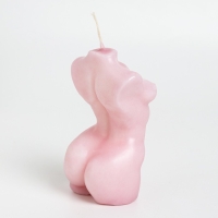 Свеча фигурная ароматическая "Женский силуэт", 9,5х4,5 см, пион Свеча фигурная ароматическая "Женский силуэт", 9,5х4,5 см, пион