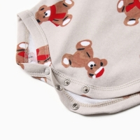 Боди Крошка Я "Новогодние медвежата", рост 80-86 см