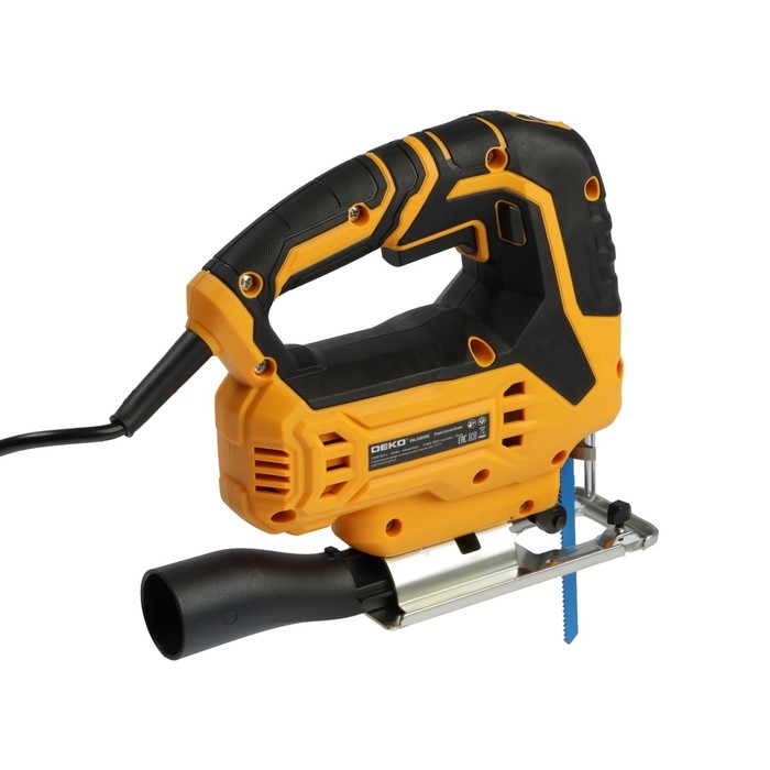Электролобзик DEKO DKJS850E, 850 Вт, регулировка оборотов, маятниковый ход, 800-3000 об/мин Электролобзик DEKO DKJS850E, 850 Вт, регулировка оборотов, маятниковый ход, 800-3000 об/мин
