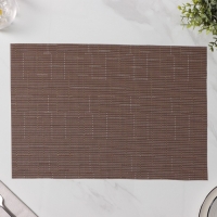 Салфетки сервировочные на стол Доляна «Шер», 4 шт, 30×45 см, цвет коричневый Салфетки сервировочные на стол Доляна «Шер», 4 шт, 30×45 см, цвет коричневый