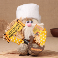 Оберег-домовой "Матвей с метлой и подковой", 30х20х14 см, микс Оберег-домовой "Матвей с метлой и подковой", 30х20х14 см, микс