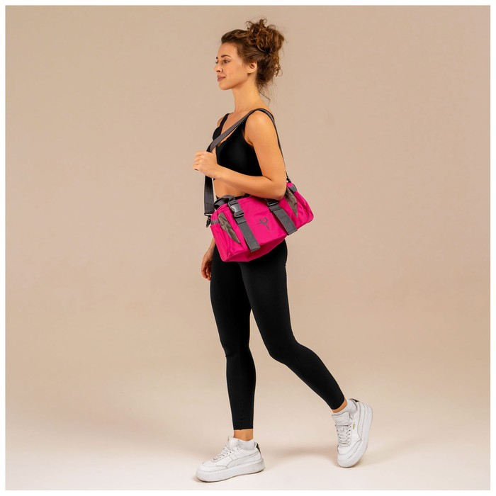 Сумка для йоги и гимнастики Sangh, 37х20х20 см, цвет фуксия