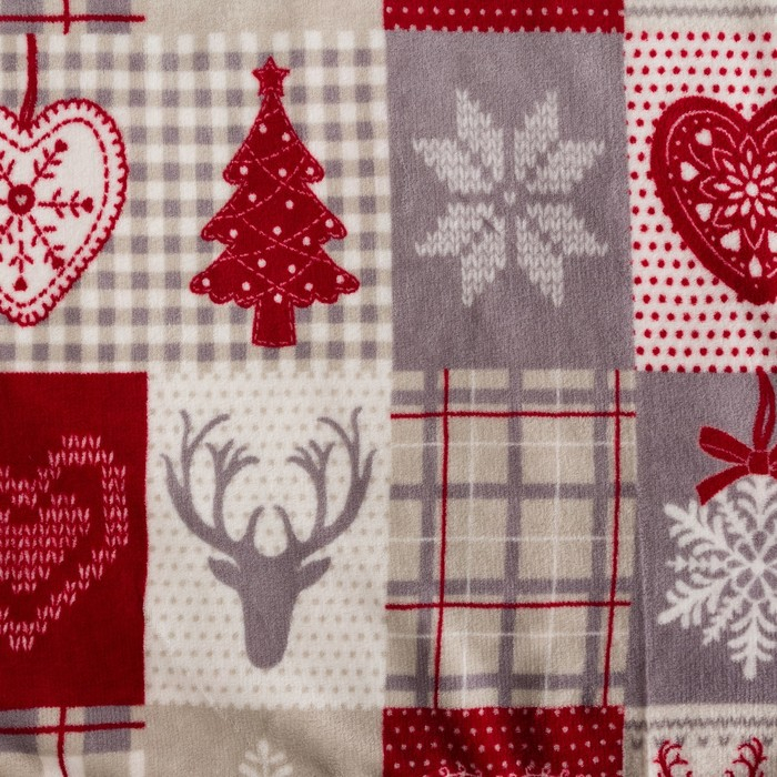 Плед Этель &laquo;Скандинавия&raquo;, 150х200 см, корал-флис