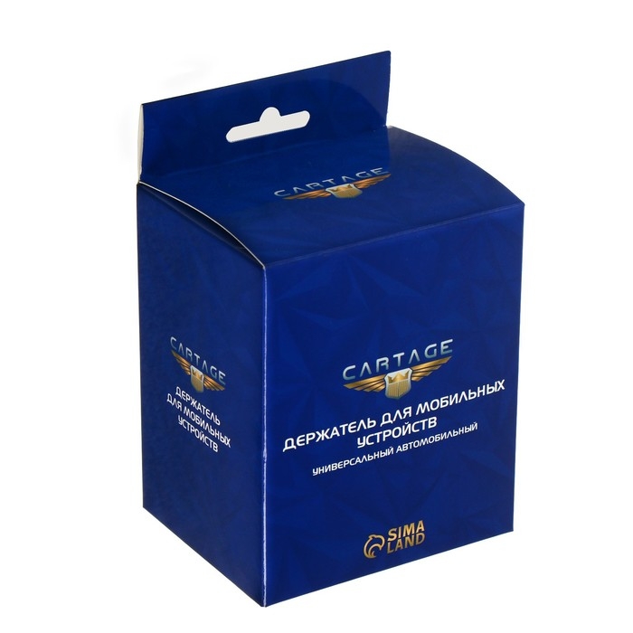 Держатель телефона Cartage в дефлектор, раздвижной 6-11 см, черный Держатель телефона Cartage в дефлектор, раздвижной 6-11 см, черный