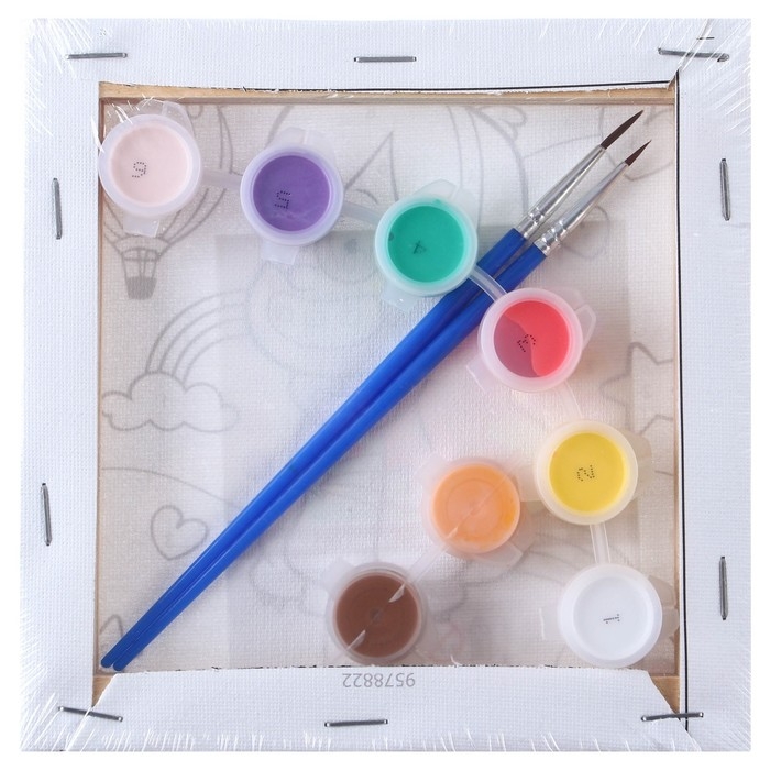 Картина по номерам для детей Картина по номерам для детей "Мэйбл" 15х15 см, Гравити Фолз