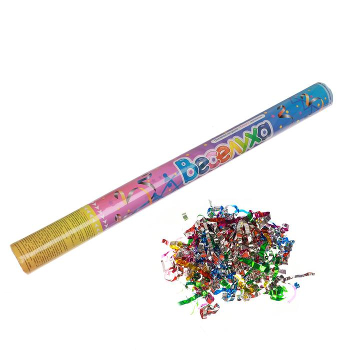 Пневмохлопушка &laquo;Блеск&raquo;, серпантин, 50 см