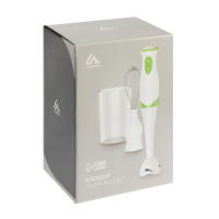 Блендер Luazon LBR-26, погружной, 300 Вт, 0.6 л, 2 скорости, бело-зеленый Блендер Luazon LBR-26, погружной, 300 Вт, 0.6 л, 2 скорости, бело-зеленый