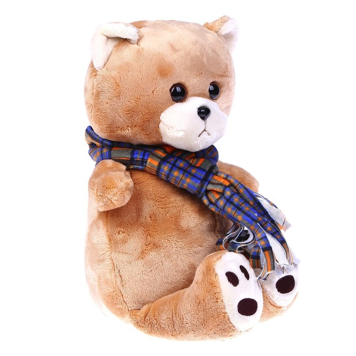 Мягкая игрушка &laquo;Мишка Лаппи&raquo;, 23 см, в шарфике